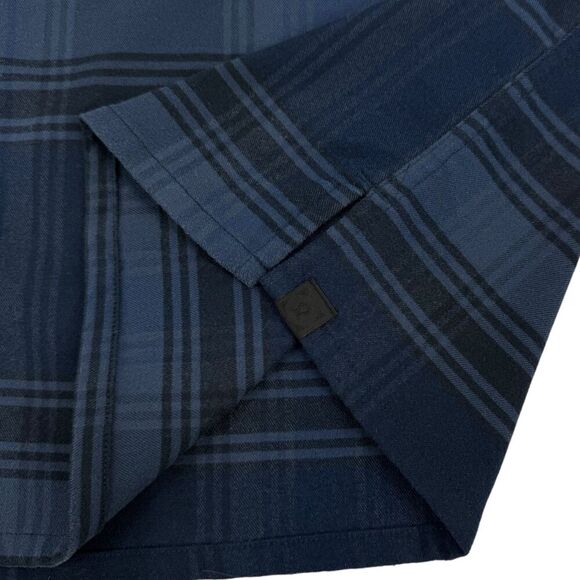 Lululemon Men's Mason Peak Plaid Flannel Blue XXL - Picture 9 of 12